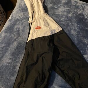 Nike Black and White Track Pants